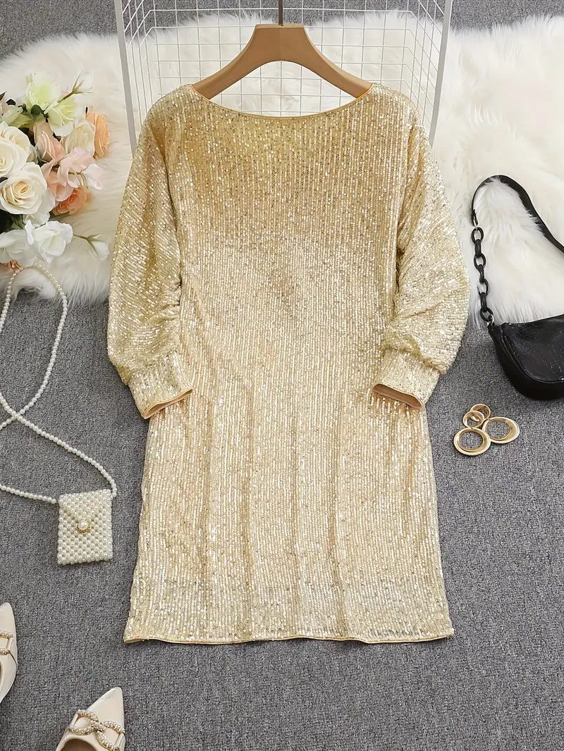 Primrose | Sequin Off-Shoulder Mini Dress for Women