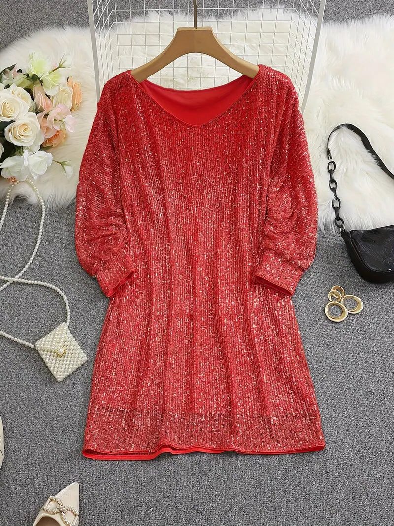 Primrose | Sequin Off-Shoulder Mini Dress for Women