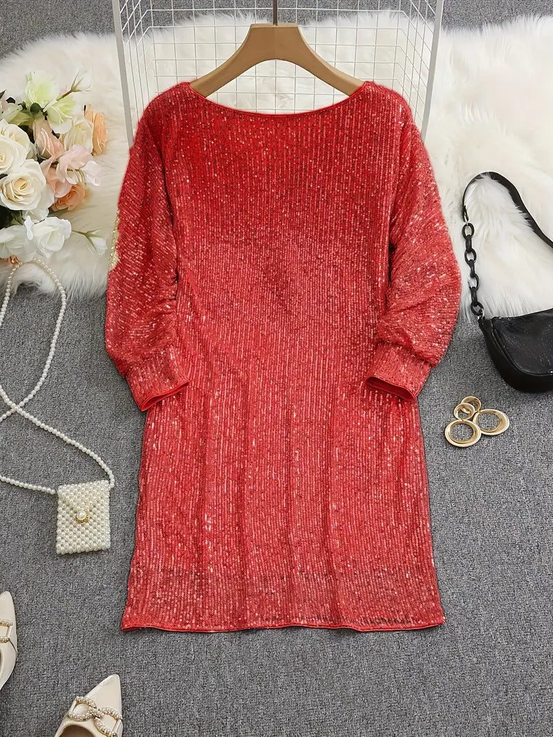 Primrose | Sequin Off-Shoulder Mini Dress for Women