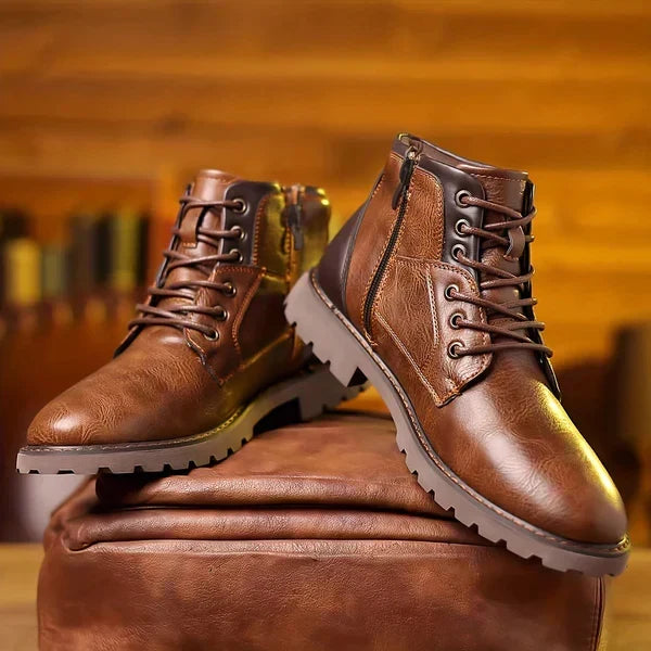 Jethro - Rugged Lace-Up Boots