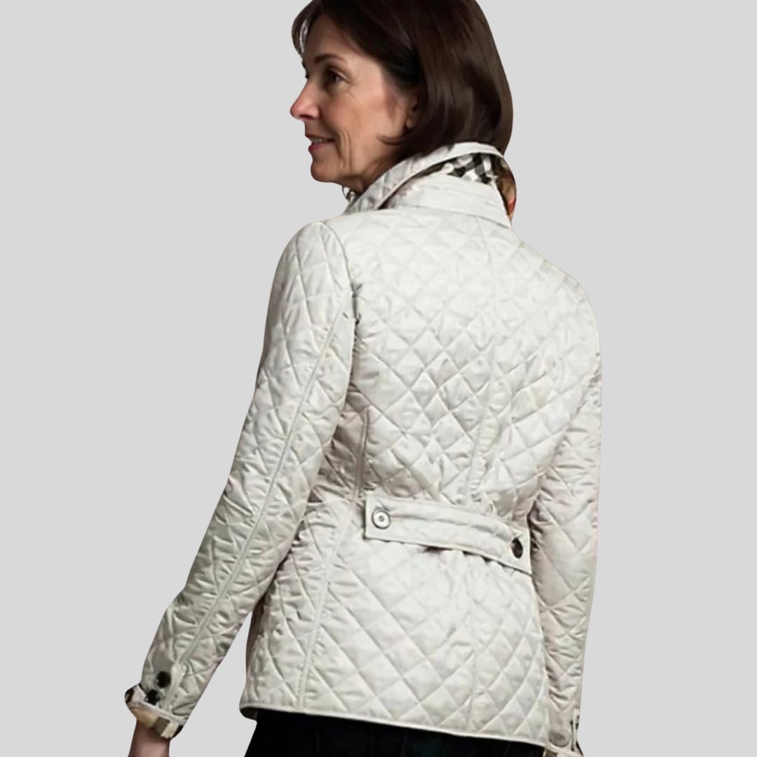 Zia | Quilted Jacket with Lapel Collar for Women