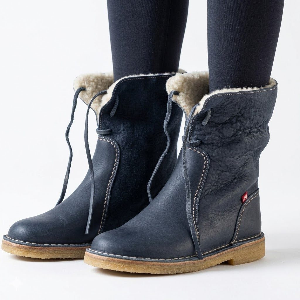 Rafaela | Fur-Lined Lace-Up Winter Boots for Women