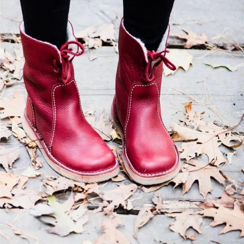Rafaela | Fur-Lined Lace-Up Winter Boots for Women