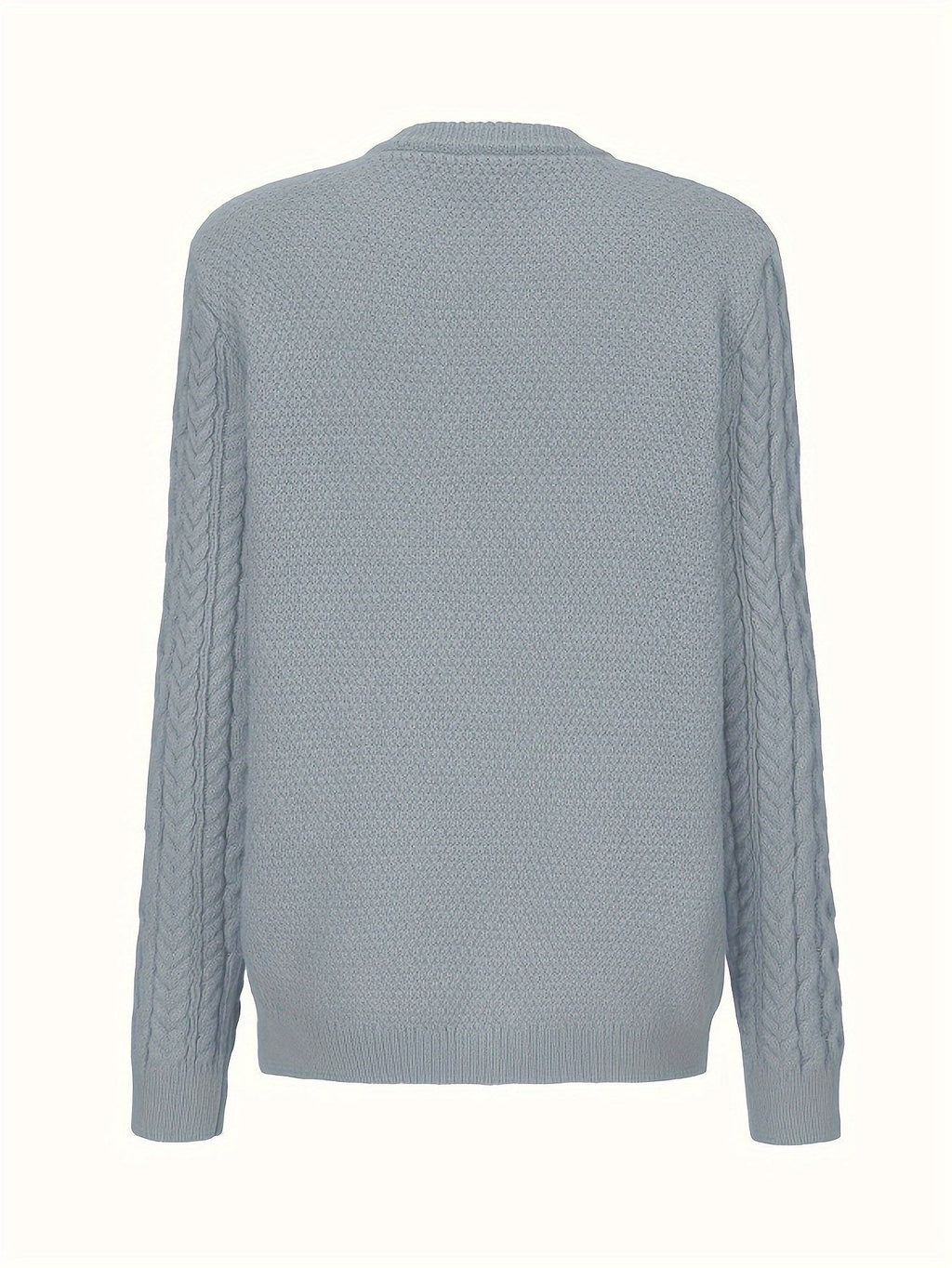 Rashida | Cable Knit Button-Front Cardigan for Women