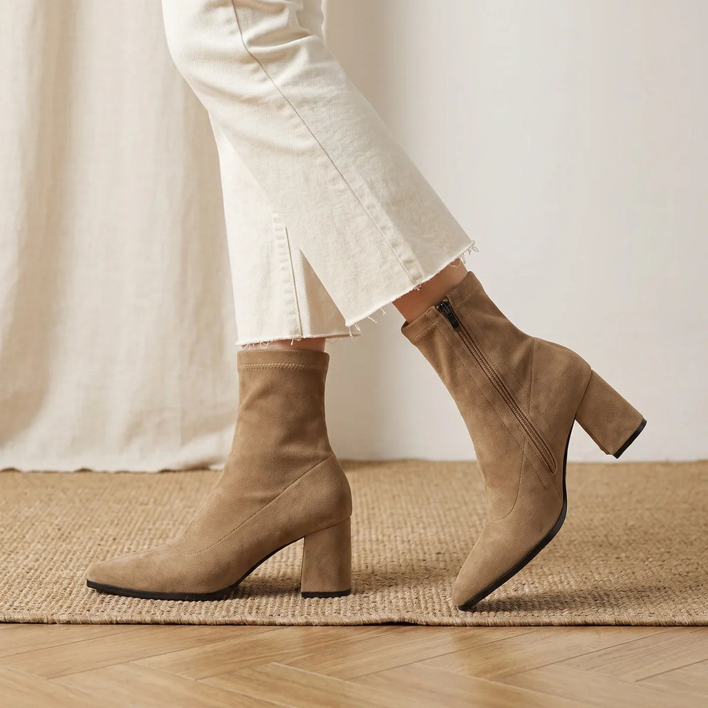 Verena Suede Ankle Boots