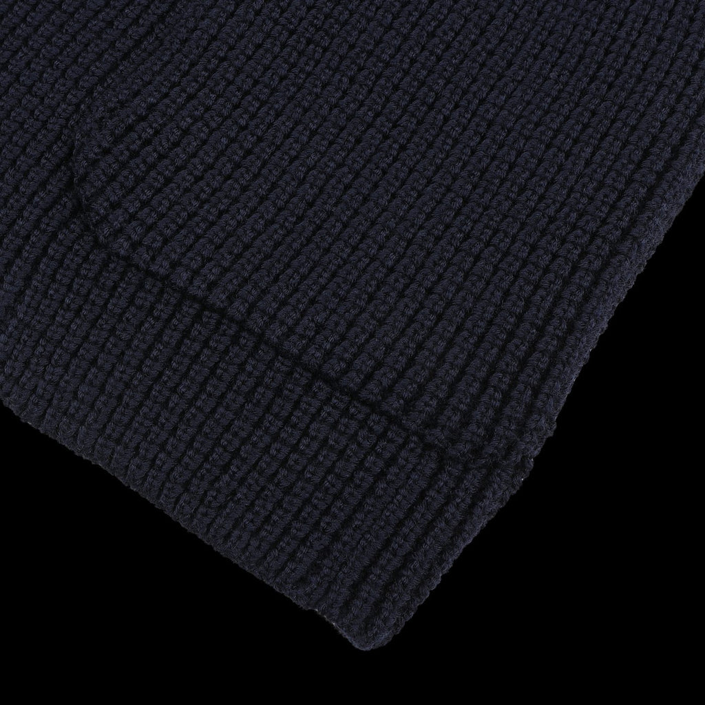 Ribbed Knit Button-Up Cardigan for Men