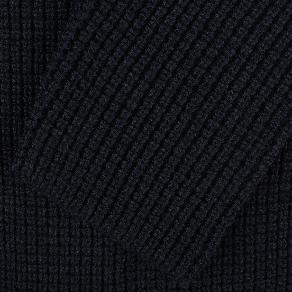 Ribbed Knit Button-Up Cardigan for Men