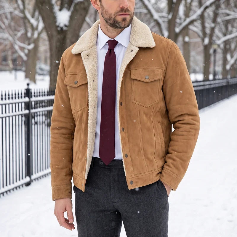 Edmund Sherpa Collar Utility Jacket