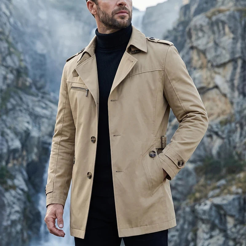 Alaric Belted Trench Coat