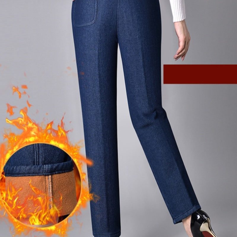 Ronja | Straight Leg Jeans with Elastic Waist for Women