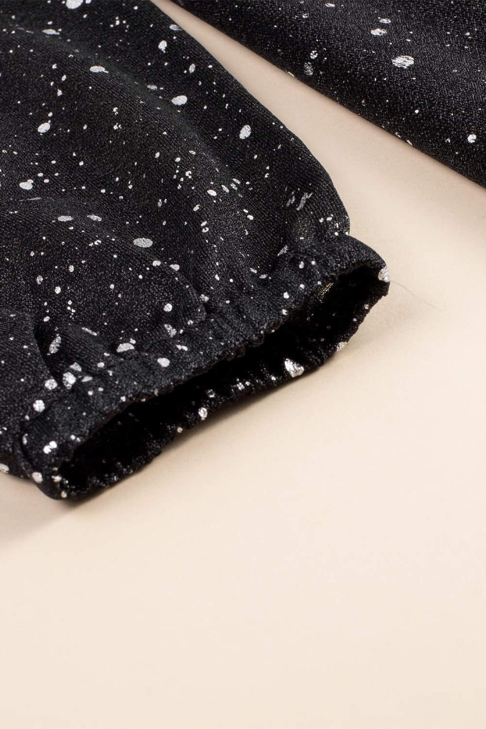 Sage | Sequin Cocktail Dress with V-Neck and Long Sleeves for Women