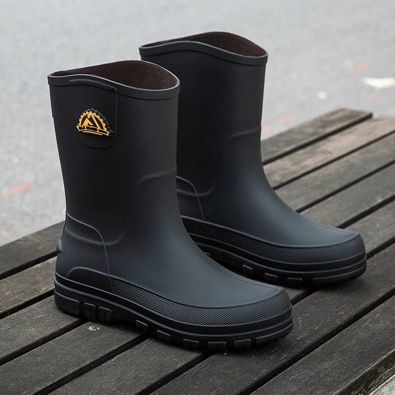 Sasha | Mid-Calf Rain Boots with Non-Slip Sole for Women