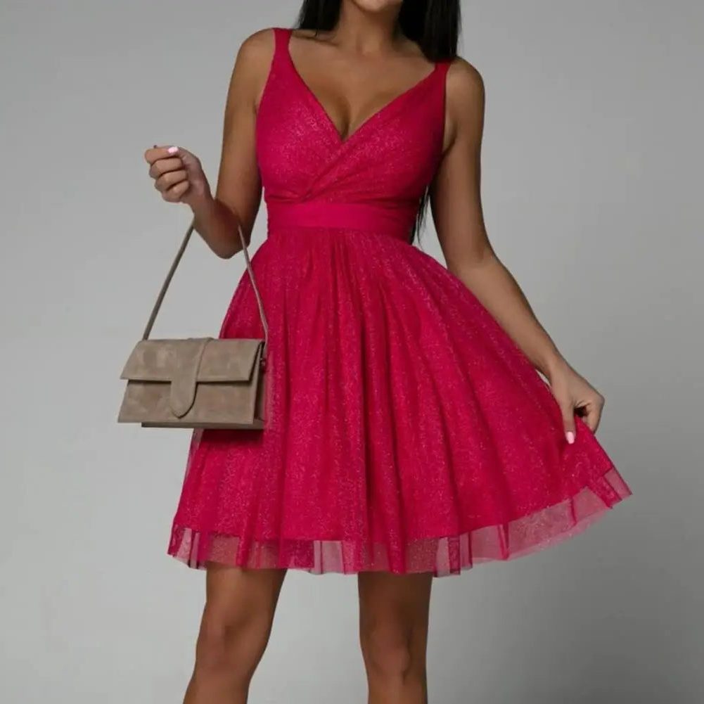 Arlette | Sequin Wrap Midi Party Dress for Women
