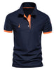 Orange-Navy Blue