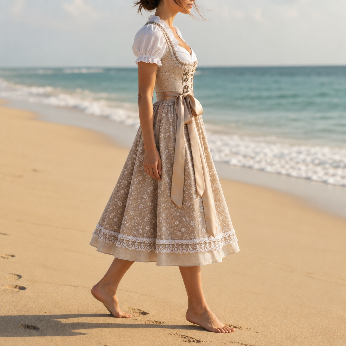 Spoleto Lace-Up Corset Dirndl Dress