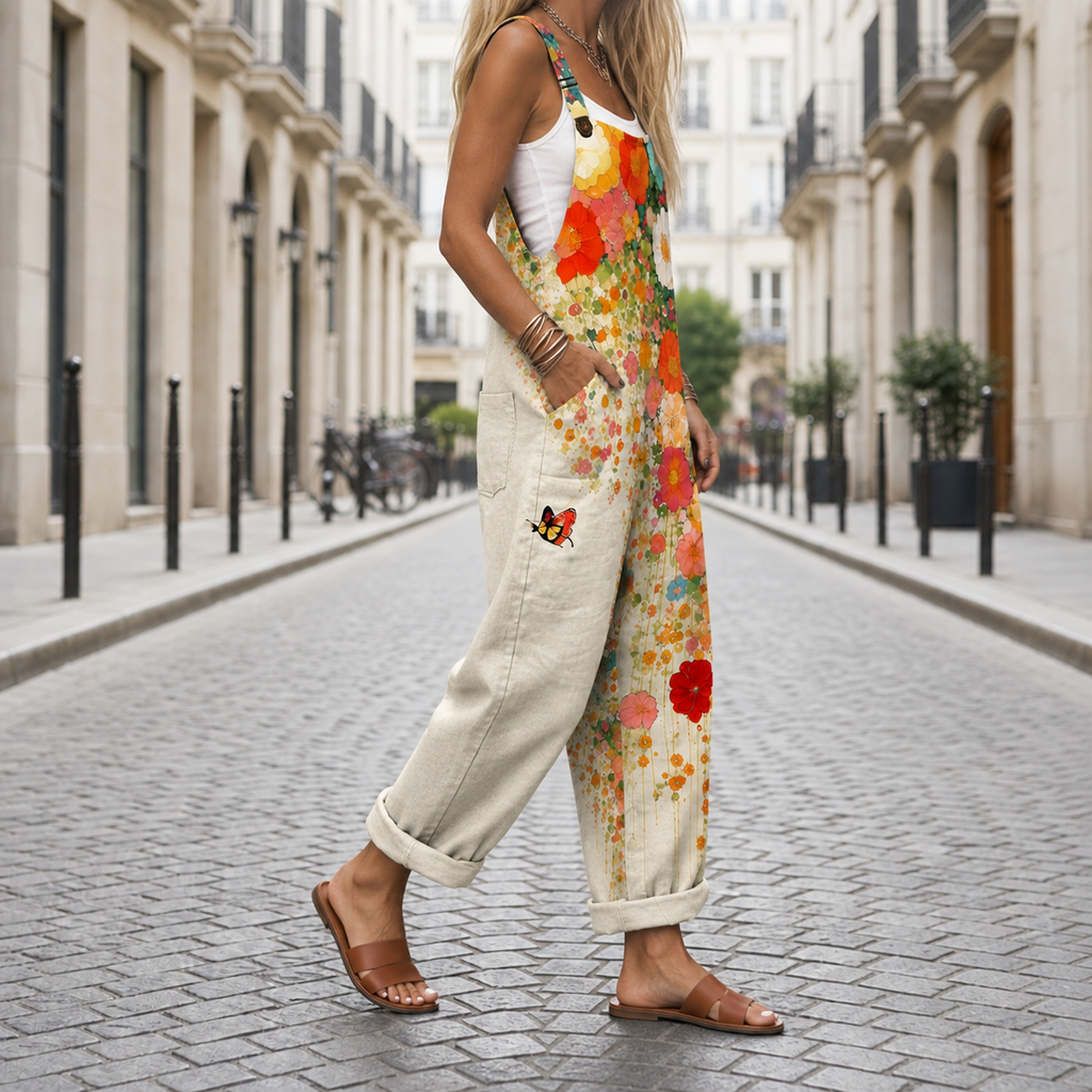 Grasse Floral Wide Leg Jumpsuit
