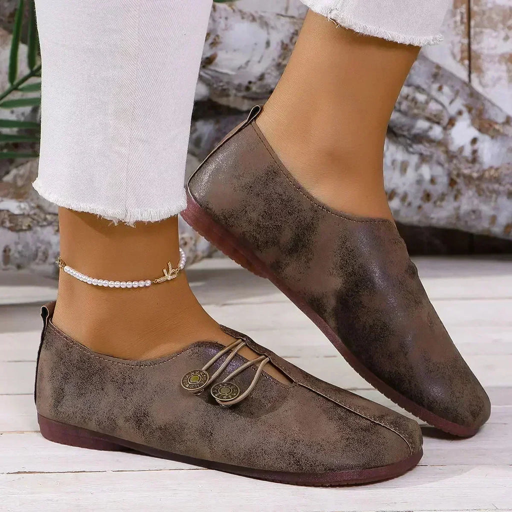 Soft suede women's loafers
