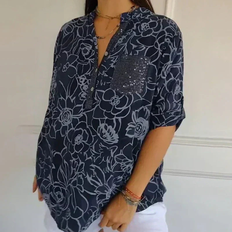 Tatiana - Lightweight Floral Blouse