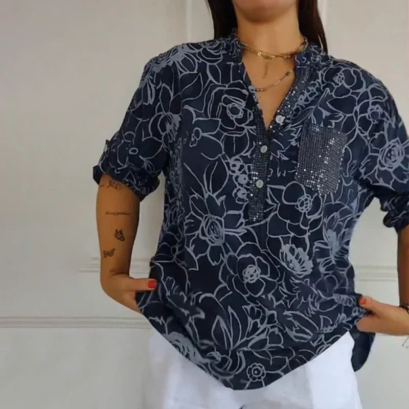 Tatiana - Lightweight Floral Blouse