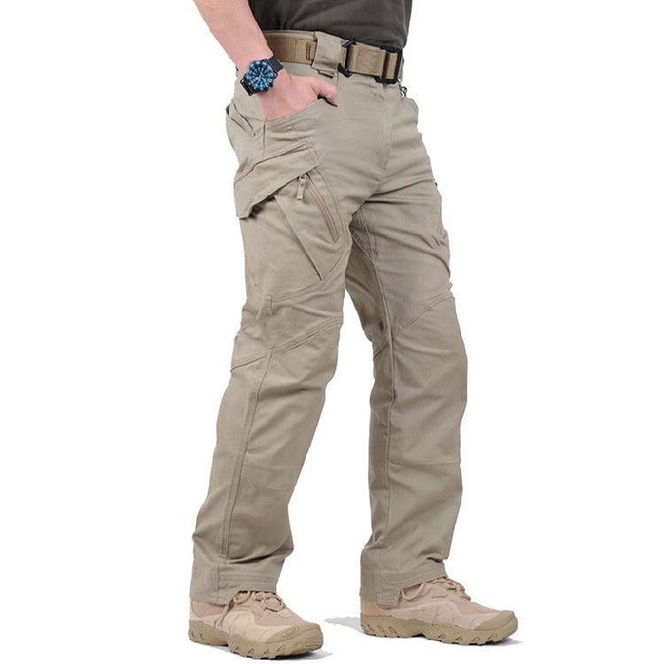 Straight Leg Cargo Trousers for Men