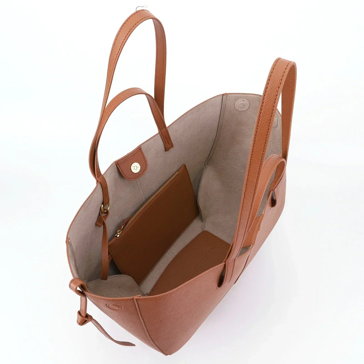 Women's Curved Tote Bag with Adjustable Strap