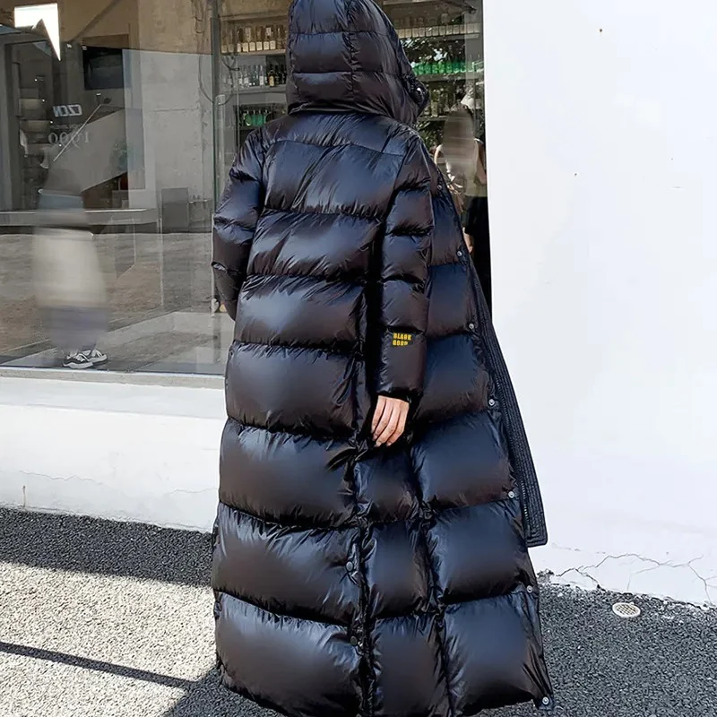 Women's Quilted Puffer Coat Long Length for Winter