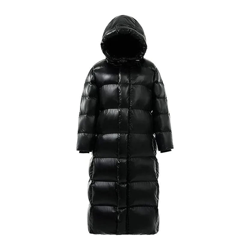 Women's Quilted Puffer Coat Long Length for Winter