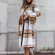 Brown and White