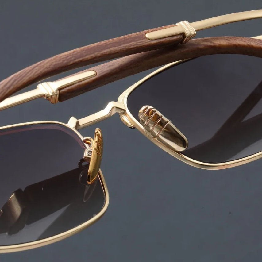 Luna | Women's Polarized UV400 Half-Frame Browline Sunglasses