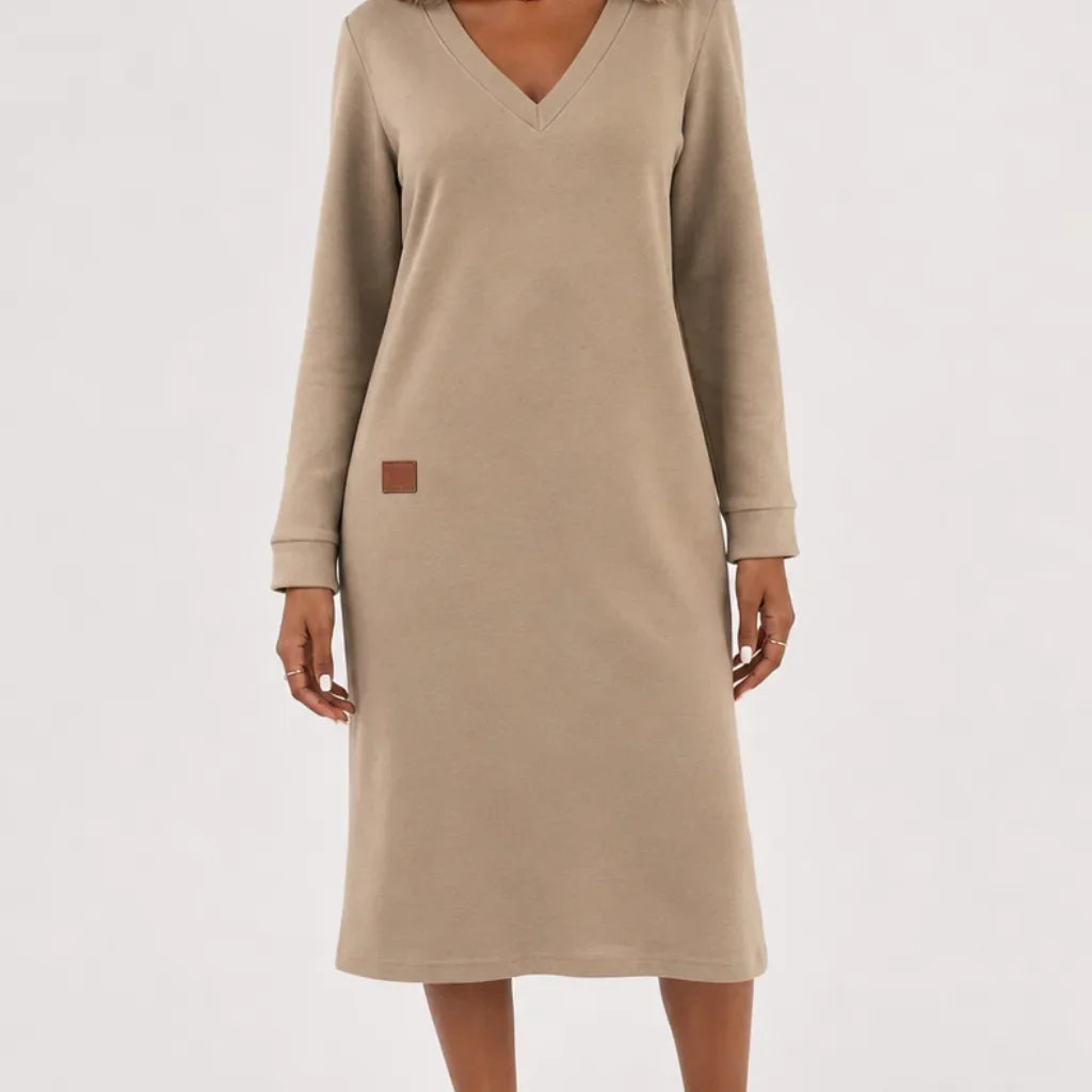 Sylvaine | Women's Comfort Knit Sweater Dress