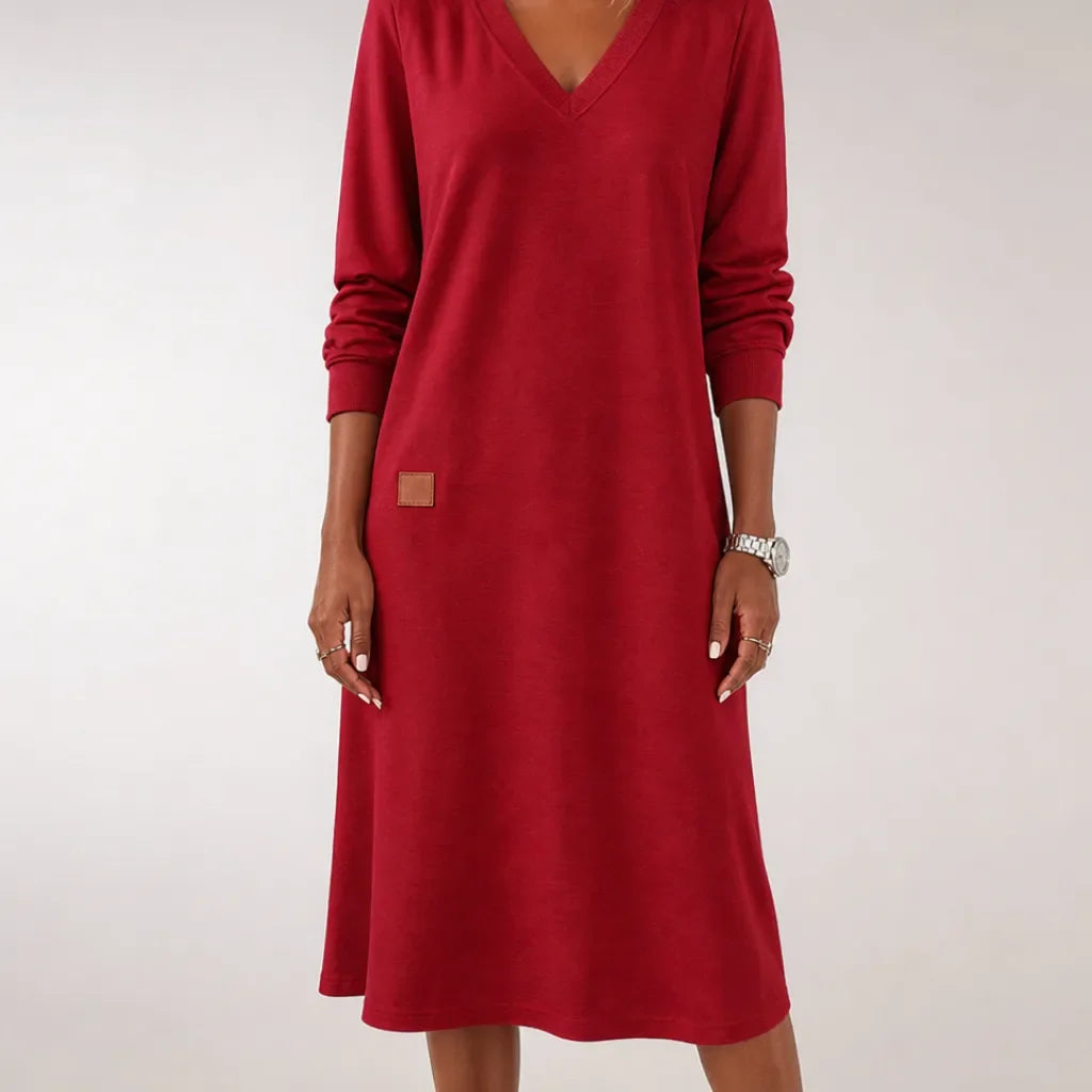 Sylvaine | Women's Comfort Knit Sweater Dress