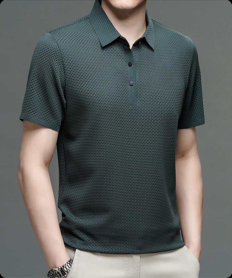 Textured Polo Shirt for Men