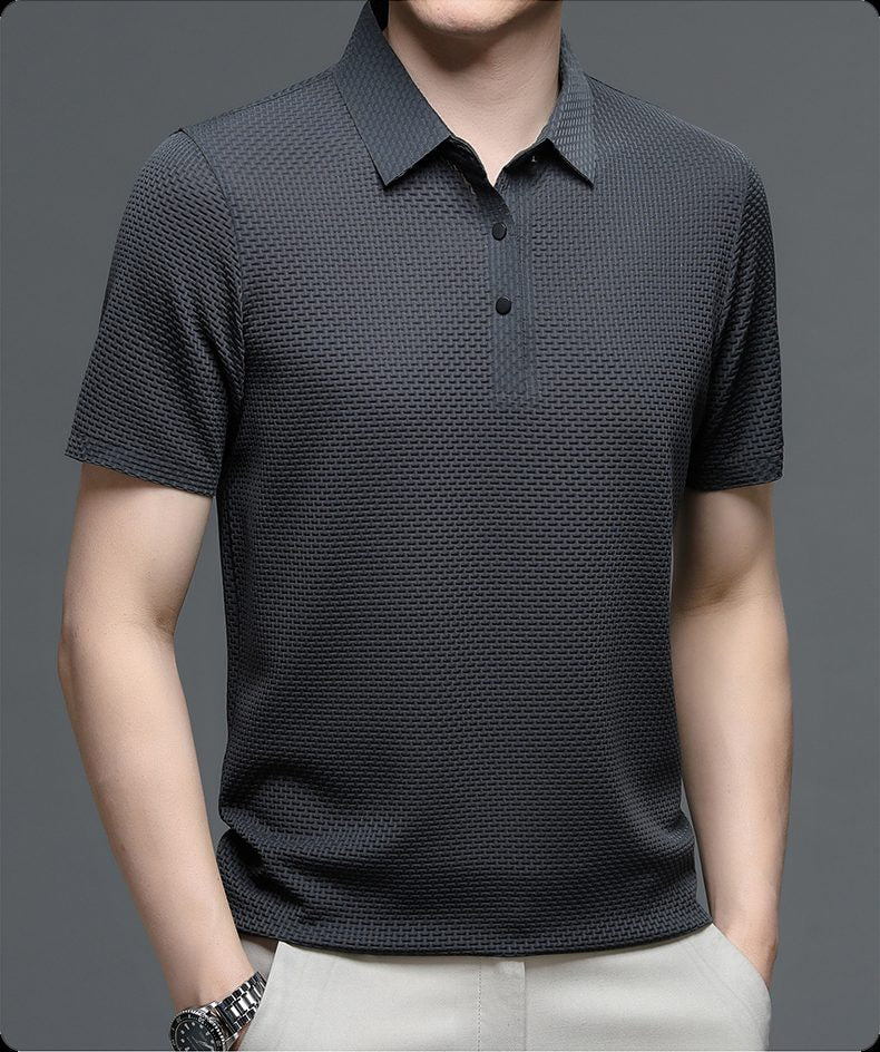 Textured Polo Shirt for Men