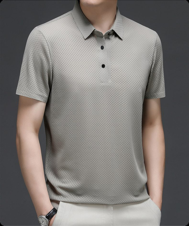 Textured Polo Shirt for Men