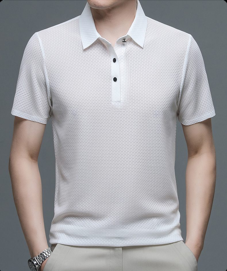 Textured Polo Shirt for Men