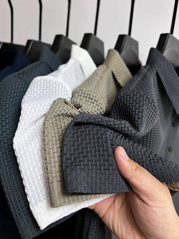 Textured Polo Shirt for Men