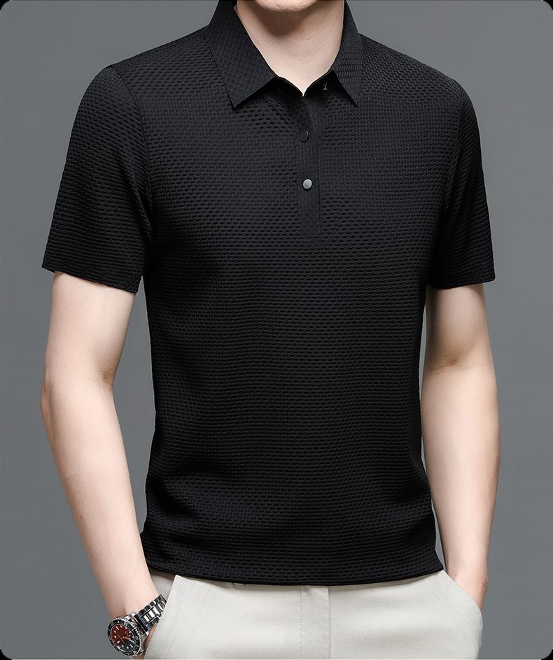 Textured Polo Shirt for Men