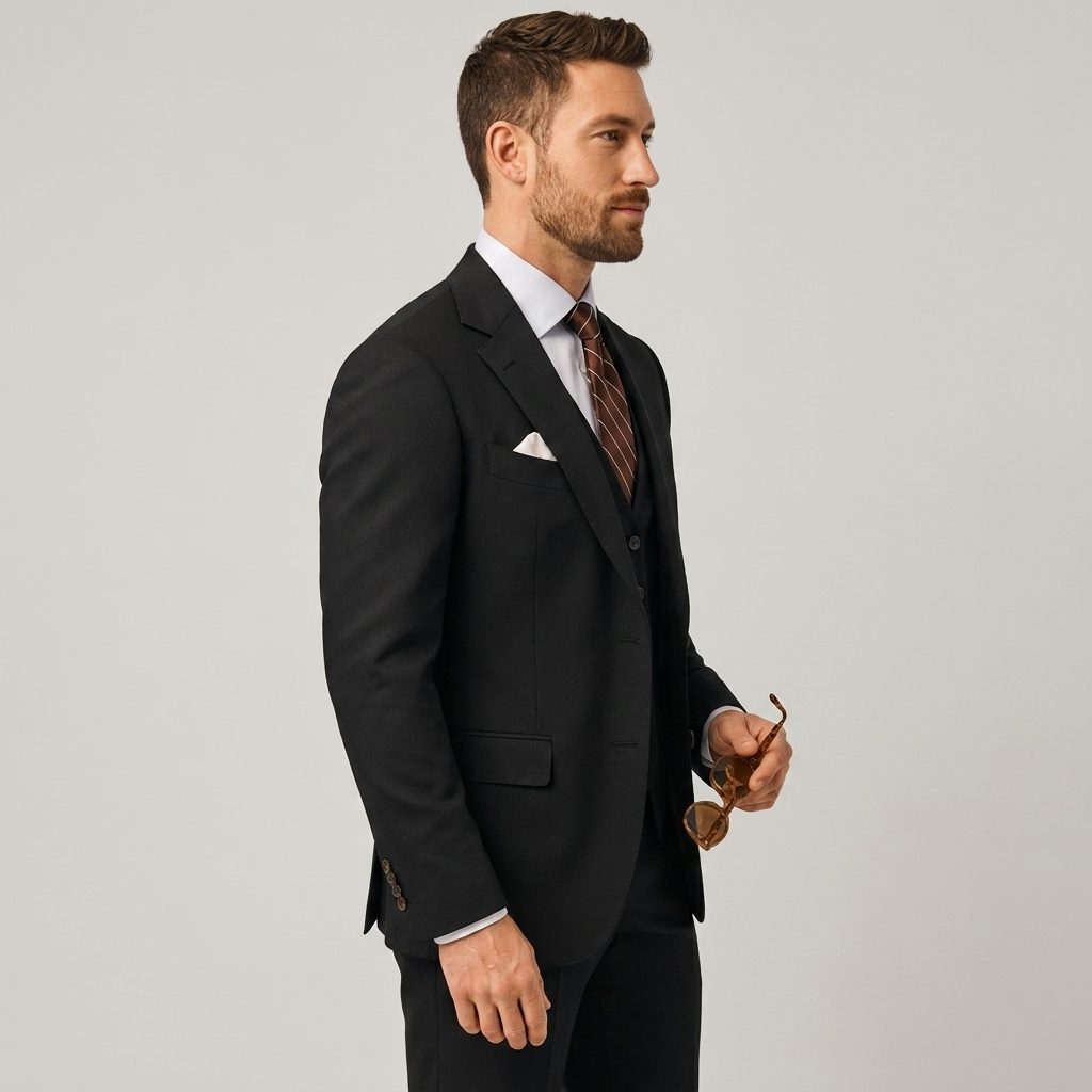Three-Piece Double-Breasted Blazer Set for Men