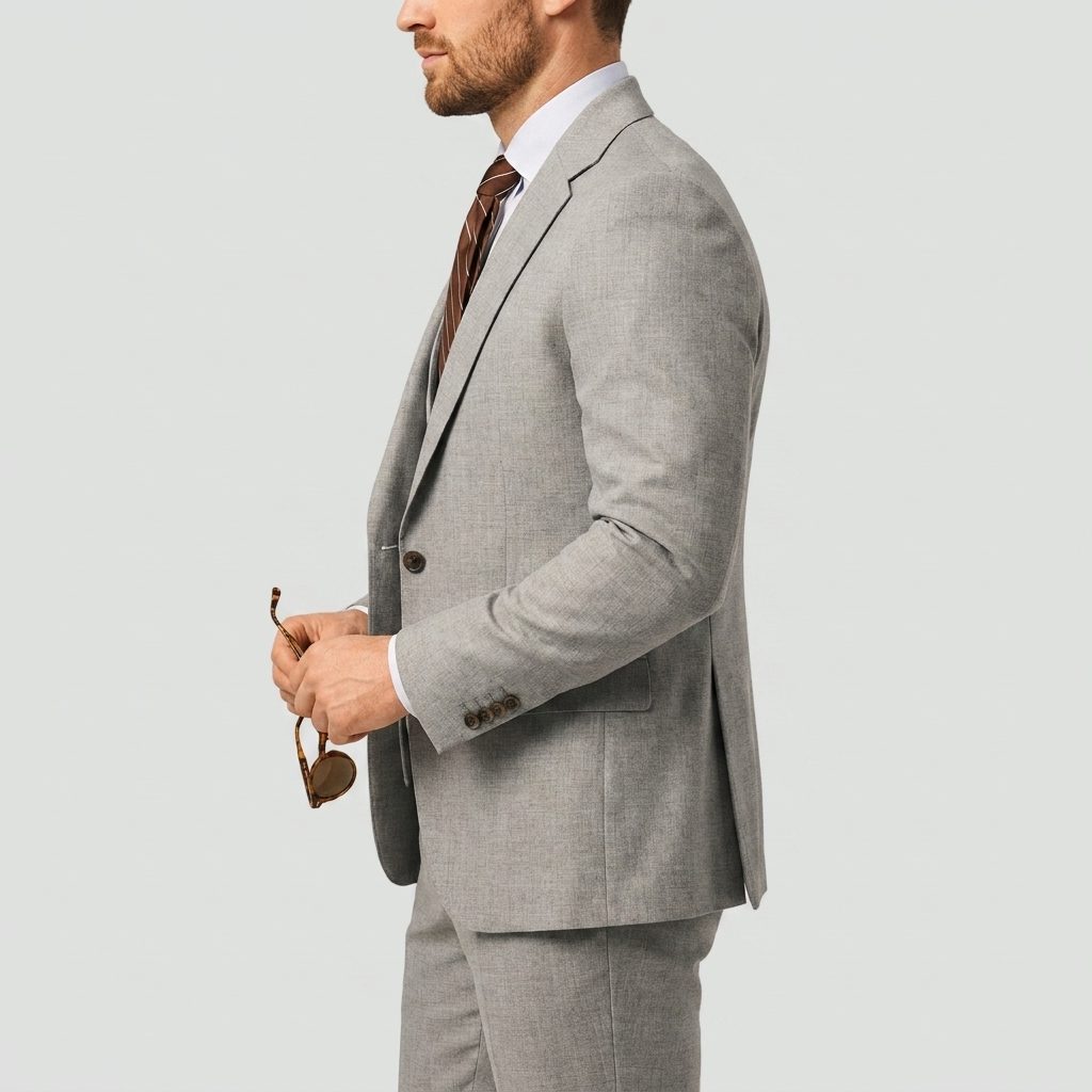 Three-Piece Double-Breasted Blazer Set for Men