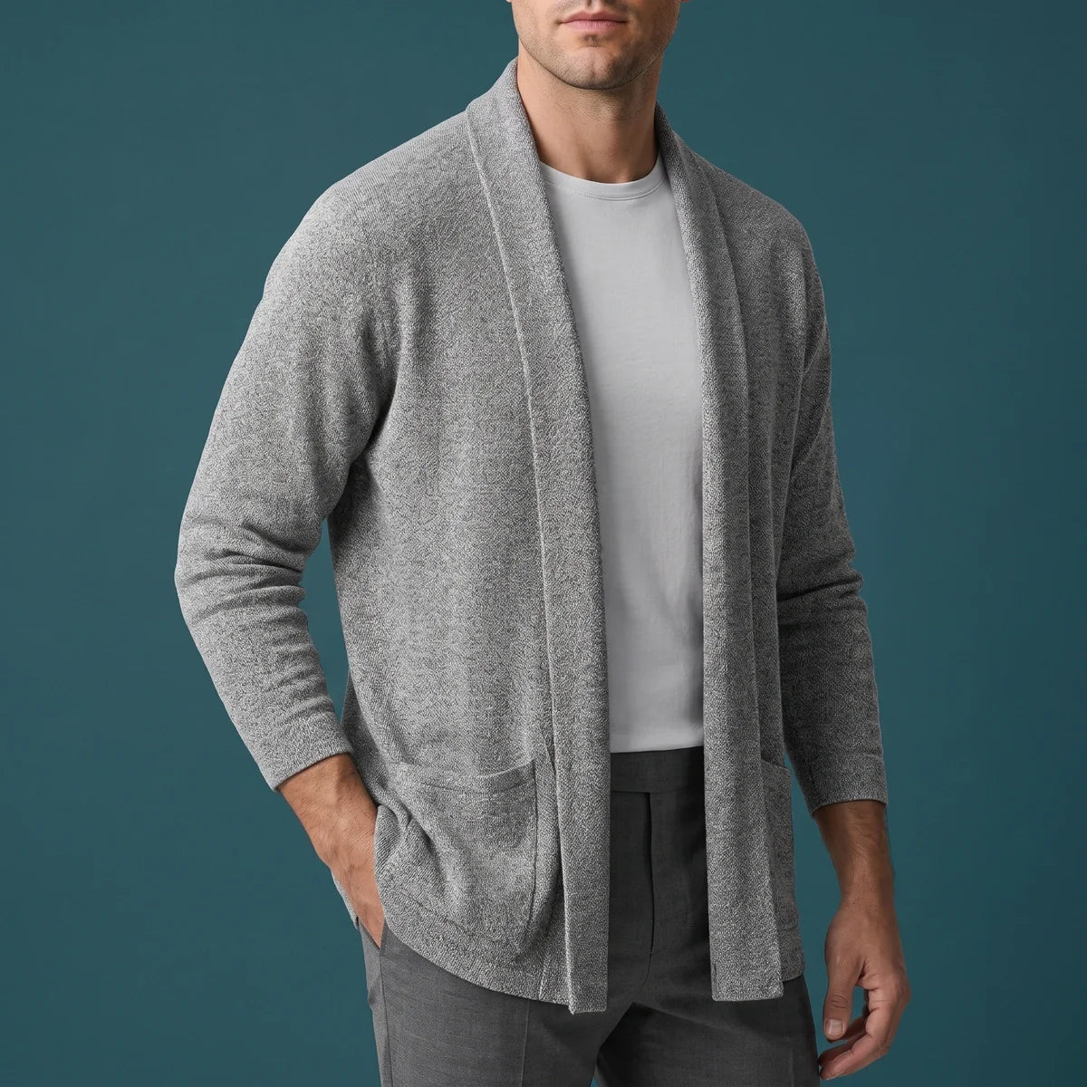 Tobias Open Front Shawl Cardigan