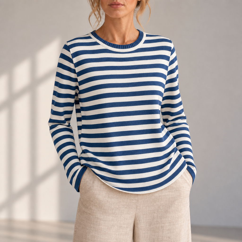 Trogir Striped Knit Top
