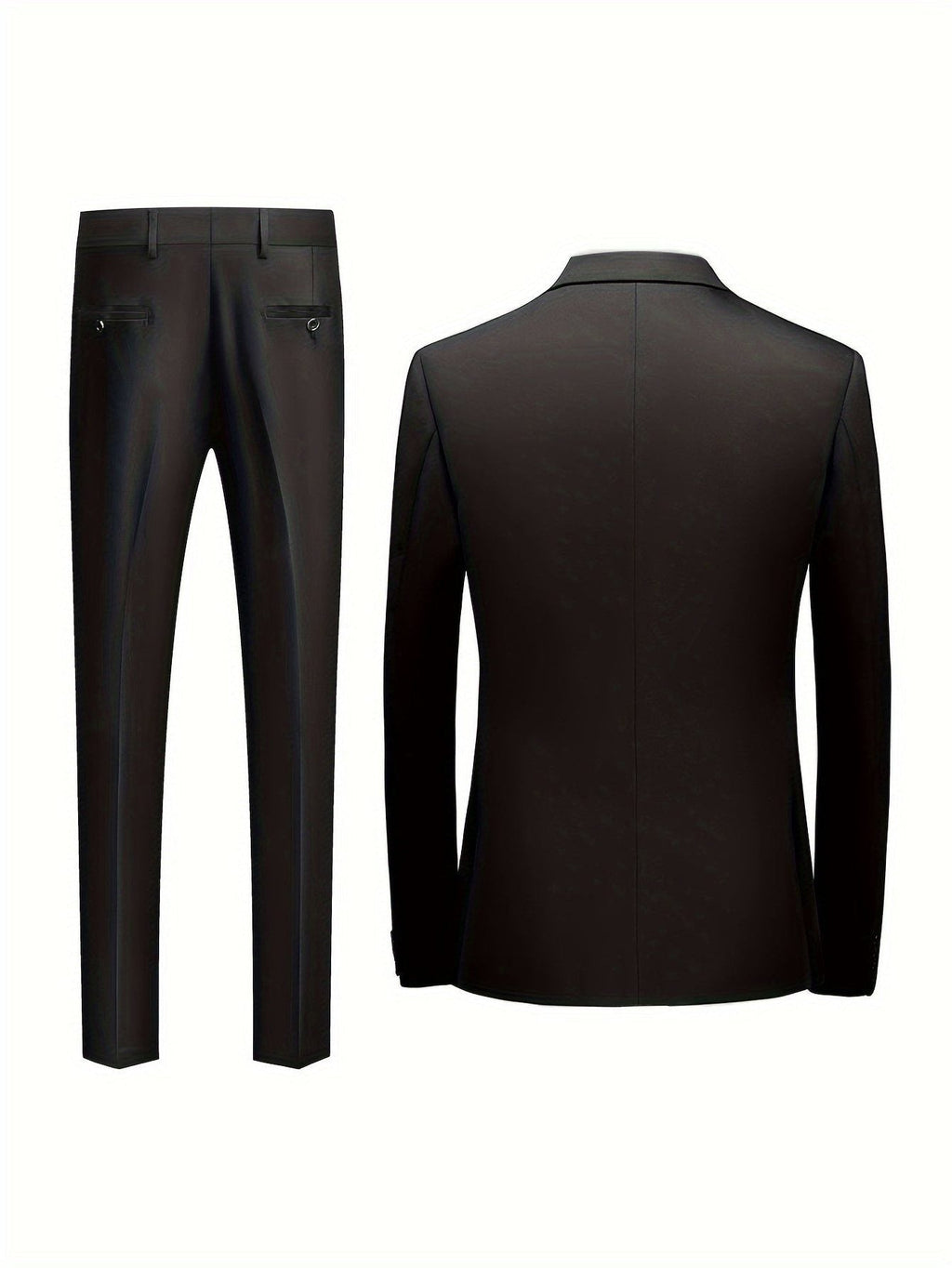 Two-Button Notch Lapel Suit for Men