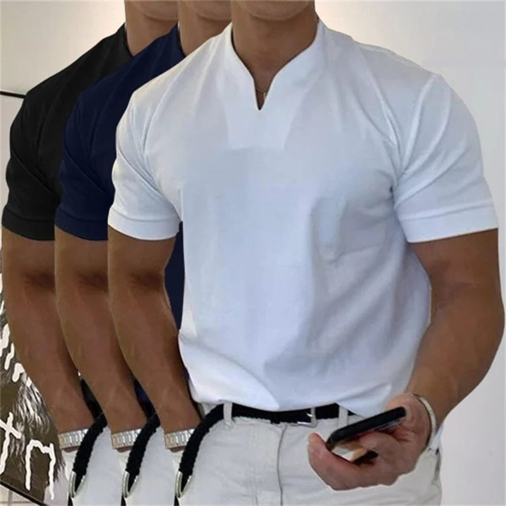 V-Neck Slim Fit T-Shirt for Men
