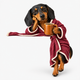 Burgundy Dachshund