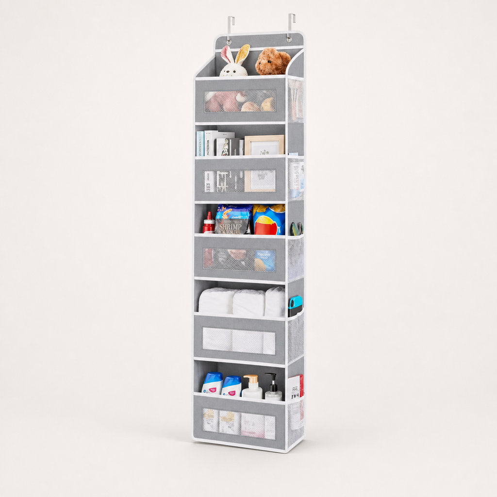 Shelfast – 5-Tier Reinforced Base Hanging Door Organizer