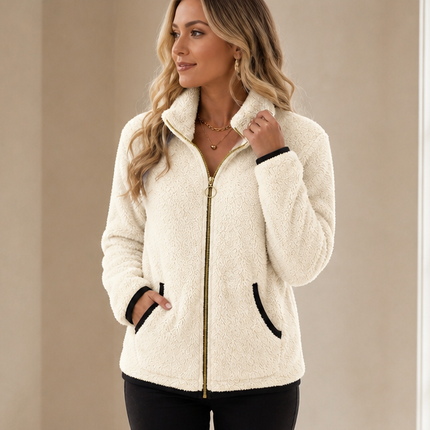 Cozyline – Double-Layer Fleece-Look Zip Jacket