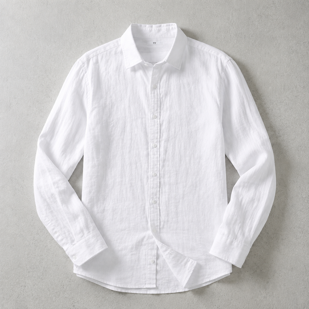 The Ravello Long Sleeve Linen Shirt