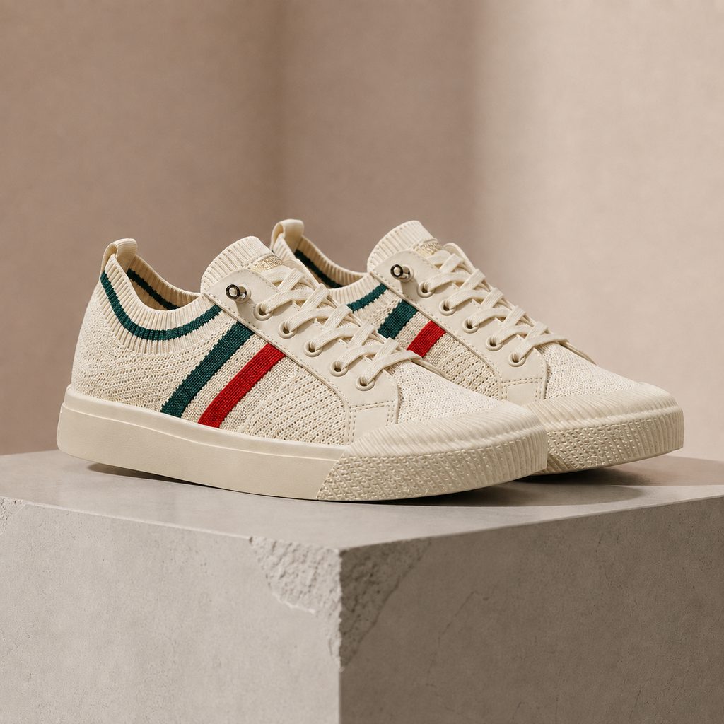 Kalymnos Knit Lace-Up Sneakers