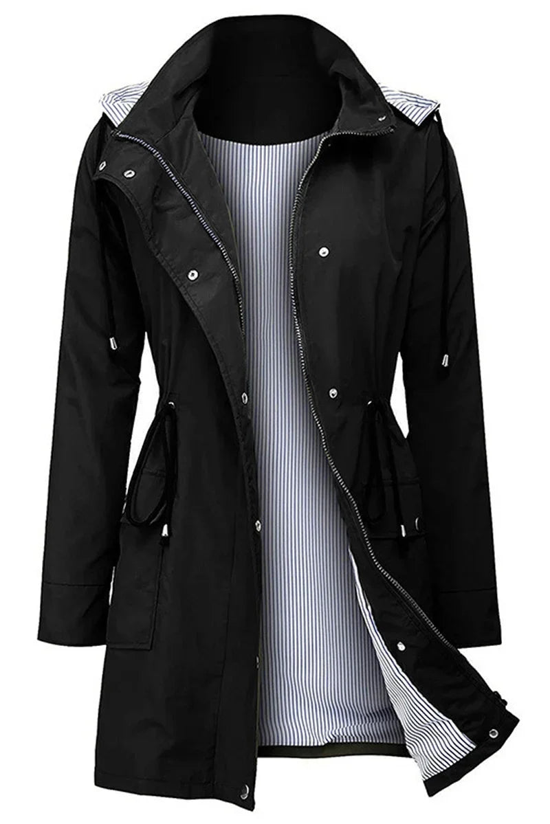 Women's Weatherproof Jacket | Hooded Raincoat Lined