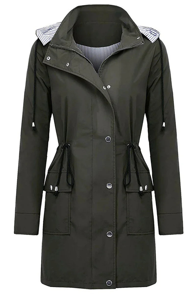 Women's Weatherproof Jacket | Hooded Raincoat Lined